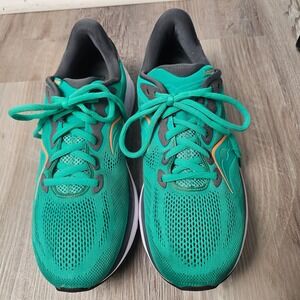 Saucony Womens Ride 14 Running Shoes 10.5 Jade ViziOrange PWRRUN S10650-120